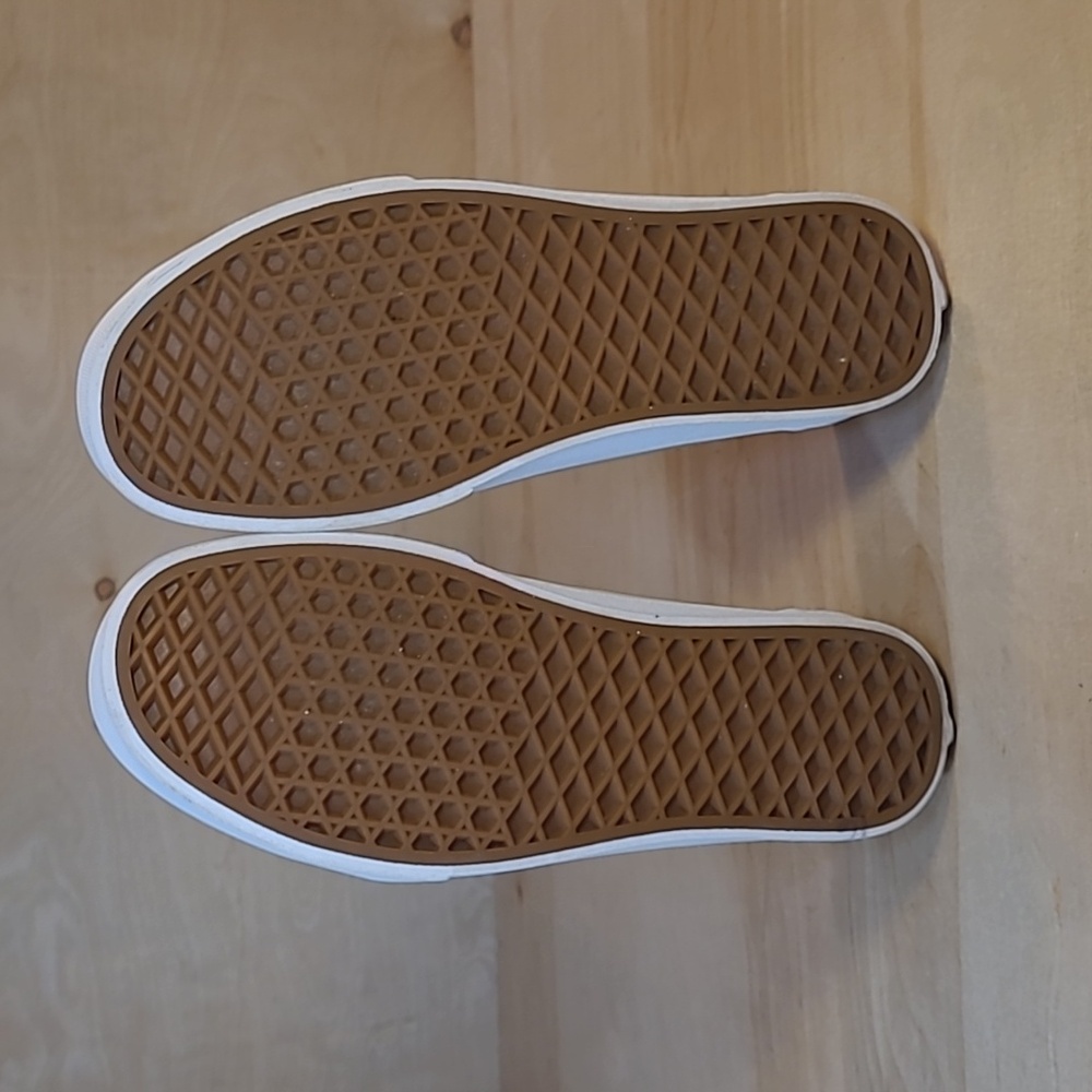 Vans Old Skool Tan Canvas Women's Athletic Shoes - Picture 8 of 10